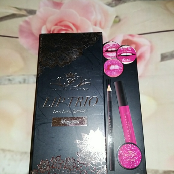 Paris Hilton Other - New Paris Hilton lip trio kit magenta